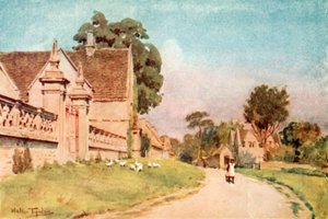 クラバートンマナー、バース近く 作： Walter Frederick Roofe Tyndale