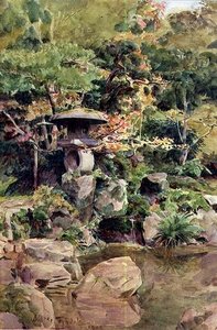 芦之湯の庭 作： Walter Frederick Roofe Tyndale