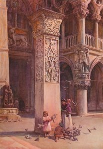 ピアツェッタ、ヴェネツィア、c1900 1913 作： Walter Frederick Roofe Tyndale