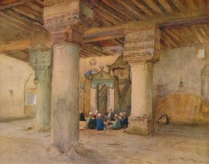 コセイアのモスク、c1905、1912 作： Walter Frederick Roofe Tyndale