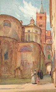 アルベンガのロマネスク教会、1910年、1912年 作： Walter Frederick Roofe Tyndale