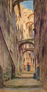プロビデンスの路地、サンレモ、c1910、1912 作： Walter Frederick Roofe Tyndale
