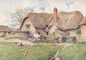 ウェセックスウェセックスの酪農場（カラーリトグラフ） 作： Walter Frederick Roofe Tyndale