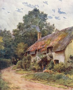 ウェセックスウェセックス地方の典型的なコテージ（カラーリトグラフ） 作： Walter Frederick Roofe Tyndale