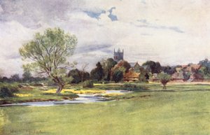 ウェセックスベア・レジス（カラーリトグラフ） 作： Walter Frederick Roofe Tyndale