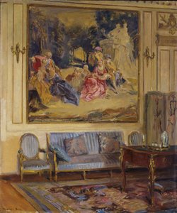 シャトー・ド・シャリス、ブードワール 作： Walter Gay