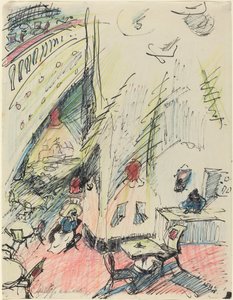 Das leere Café (空のカフェ) 作： Walter Gramatte