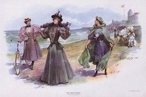 三人の女神」（カラーリトグラフ 作： Walter Granville Smith