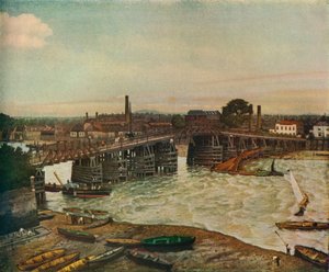 オールドバタシーブリッジ、1874 1933 作： Walter Greaves