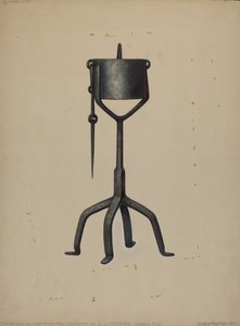 オイルランプ、1938年頃 作： Walter Hochstrasser