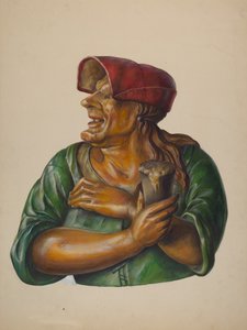 Tavern Figure, c. 1937. 作： Walter Hochstrasser