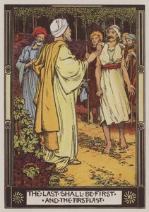 The Labourers In The Vineyard（カラーリトグラフ 作： Walter Jenks Morgan