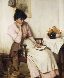 遠い考え、 作： Walter Langley