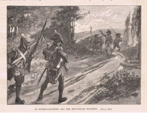 ラロッシュジャケラインと共和党の兵士AD 1795 作： Walter Paget