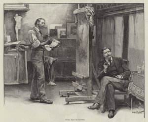 トーマス・ハーディによる「愛される者の追求」 作： Walter Paget