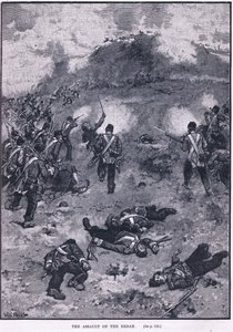 レダン1855 ADへの攻撃 作： Walter Paget