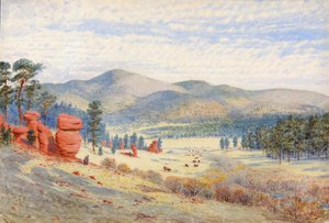 1874年、コロラド州モニュメントパークにて。