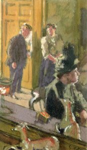 ちょっとした言葉、パブへ行く 作： Walter Richard Sickert
