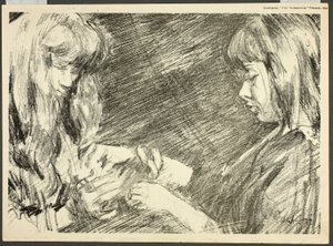 猫のゆりかご 作： Walter Richard Sickert