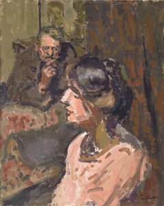ハビーとマリー、1912年頃（キャンバスに油彩） 作： Walter Richard Sickert
