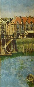 La Darse (The Inner Harbour) ディエップ 作： Walter Richard Sickert