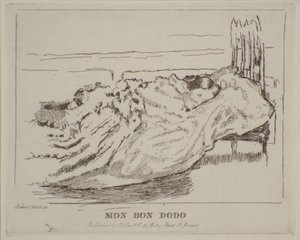 私の良い睡眠 作： Walter Richard Sickert
