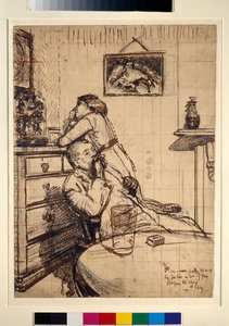 「アンニュイ」のための研究：ハビーとマリー 作： Walter Richard Sickert