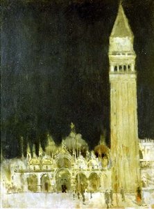 ヴェネツィアのカンパニレ 1896-97年頃 （油彩・キャンバス） 作： Walter Richard Sickert