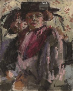 フラワーガール; 二人の女性 作： Walter Richard Sickert