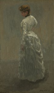 グレーのドレス 作： Walter Richard Sickert