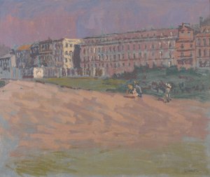 ホテル・ロワイヤル、ディエップ、1900-01年頃（キャンバスに油彩） 作： Walter Richard Sickert