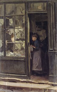ランドリーショップ 作： Walter Richard Sickert