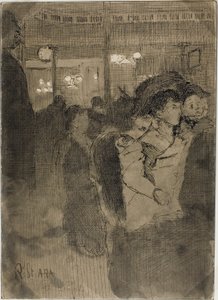 古いベッドフォード (直腸); 古いベッドフォードのギャラリー (裏面) 作： Walter Richard Sickert