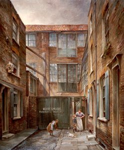 ニューナムズ プレイス、ビショップスゲート、1890～1891 年 作： Walter Riddle