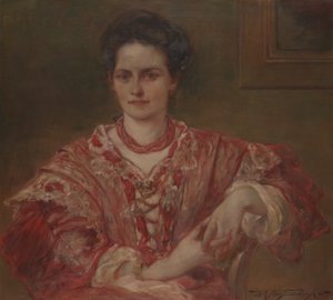 ドロテア・A・ドレイアーの肖像（1870年） 作： Walter Shirlaw
