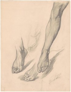 足の研究 作： Walter Shirlaw