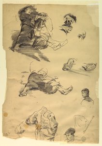 歴史的表象のための人物研究 作： Walter Shirlaw