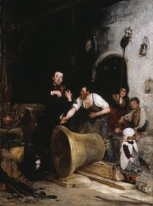 鐘を鳴らす」1874年 作： Walter Shirlaw