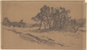 野原の木 作： Walter Shirlaw