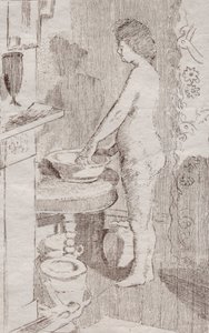 サリー：小皿 作： Walter Sickert