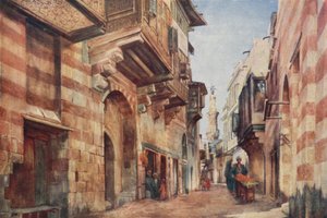 カイロ：Sharia Darb El Gamamiz 作： Walter Spencer Stanhope Tyrwhitt