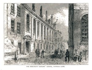 The Merchant Taylors School, Suffolk Lane, 1878年 作： Walter Thornbury