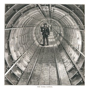 タワートンネル、1878年 作： Walter Thornbury