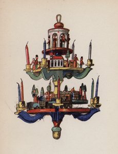 ウォルター・トリアーが描いた古いおもちゃ（カラーリトグラフ） 作： Walter Trier