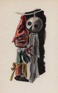 ウォルター・トリアーが描いた古いおもちゃ（カラーリトグラフ） 作： Walter Trier
