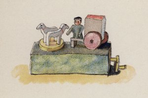 ウォルター・トリアーが描いた古いおもちゃ（カラーリトグラフ） 作： Walter Trier