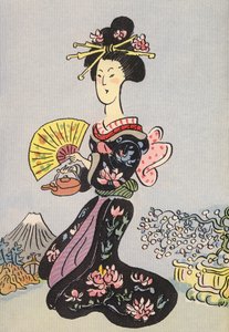 ウォルター・トリアーのクレイジーな衣装日本（カラーリトグラフ） 作： Walter Trier