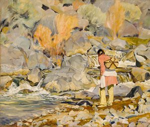 After Them」（1928年）。 作： Walter Ufer