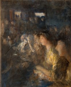劇場のシーン、1912年 作： Walter Westley Russell