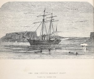 フォックスがビーチー島を去る、1859